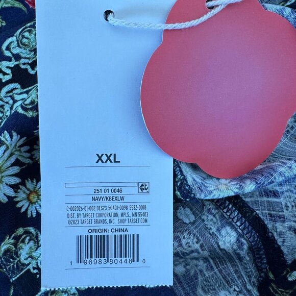 Agua Bendita Target Sundress 2XL Blue Botanical Floral - Picture 6 of 12